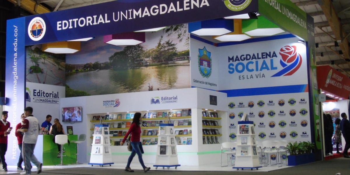 Gobernación del Magdalena Por tercera vez, la Gobernación del Magdalena por intermedio de la Oficina de Cultura se hace presente en la Feria Internacional del Libro en Bogotá, en esta ocasión en alianza con la Universidad del Magdalena.
