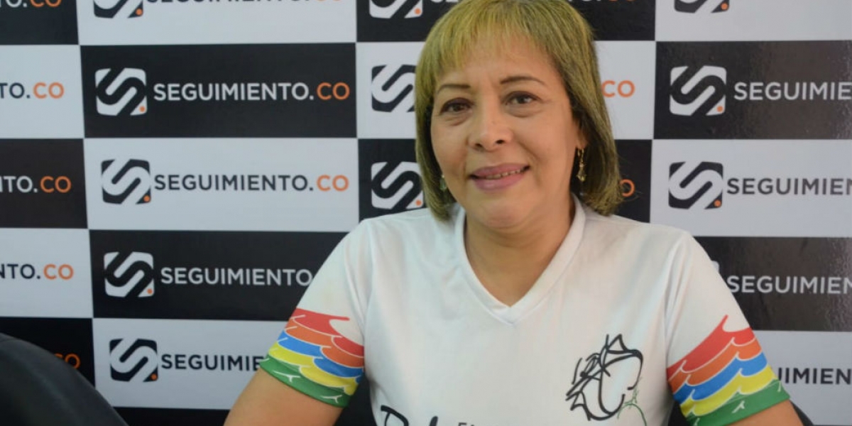 La aspirante a la Alcaldía de Ciénaga Blanca Fernández