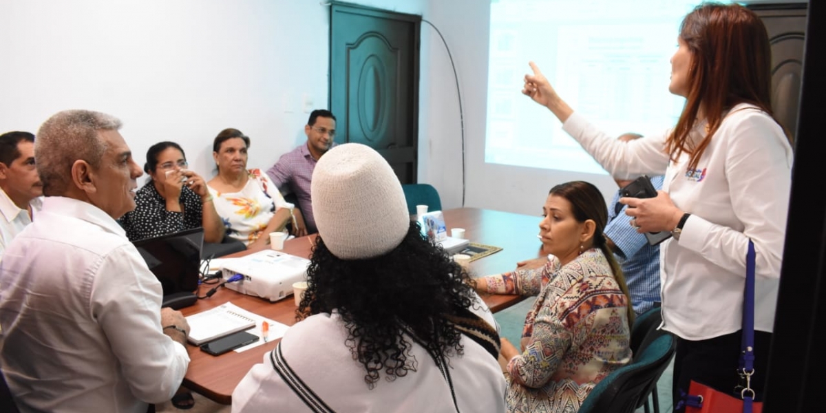 La gobernadora Rosa Cotes lideró el consejo. 