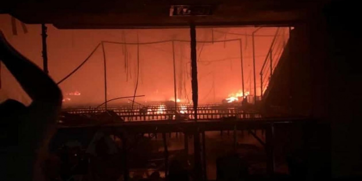 Zona Cero Incendio en el Buenavista II.