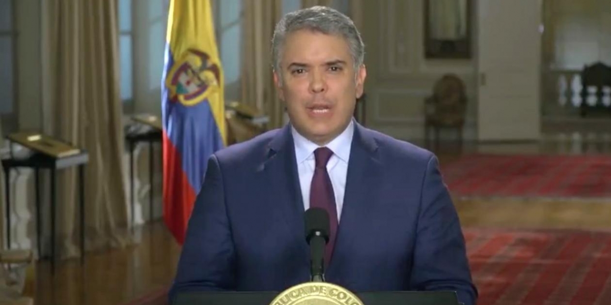 Iván Duque, presidente de Colombia.