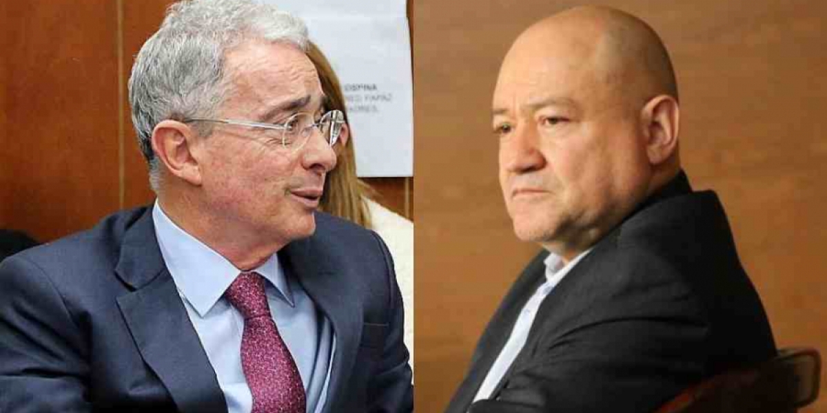 Facebook Álvaro Uribe Vélez y 'Carlos Antonio Lozada'.
