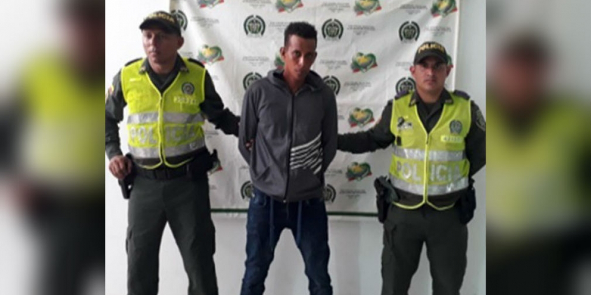 Ever Nova, capturado por las autoridades en Cesar por presuntamente haber violado a menor de 12 años.