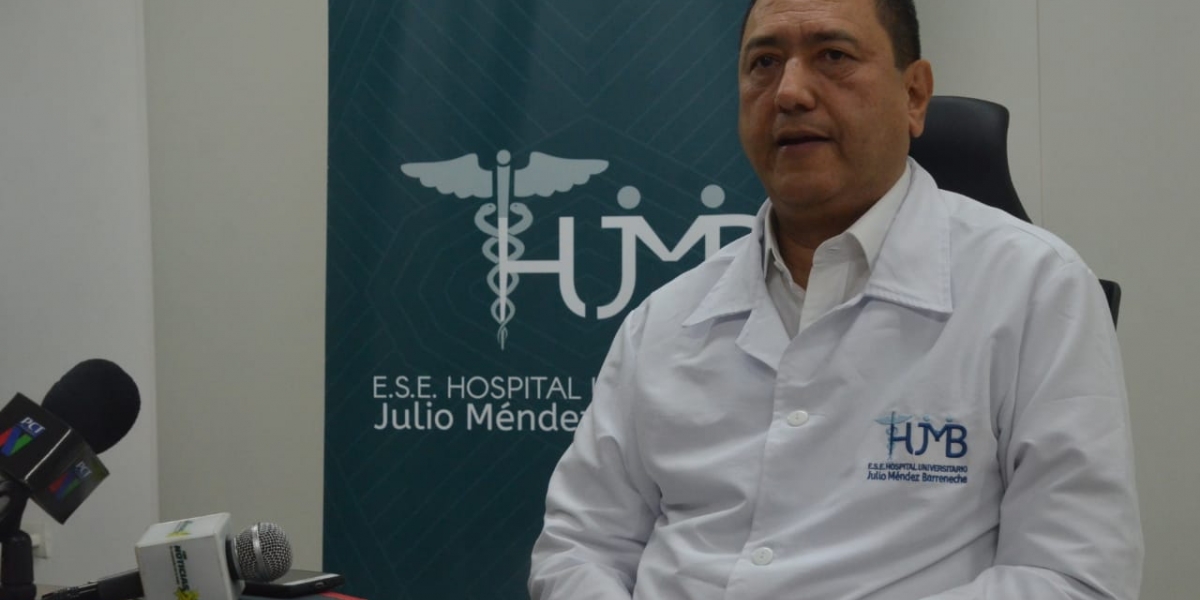 Tomás Díazgranados, gerente del Hospital Julio Méndez Barreneche