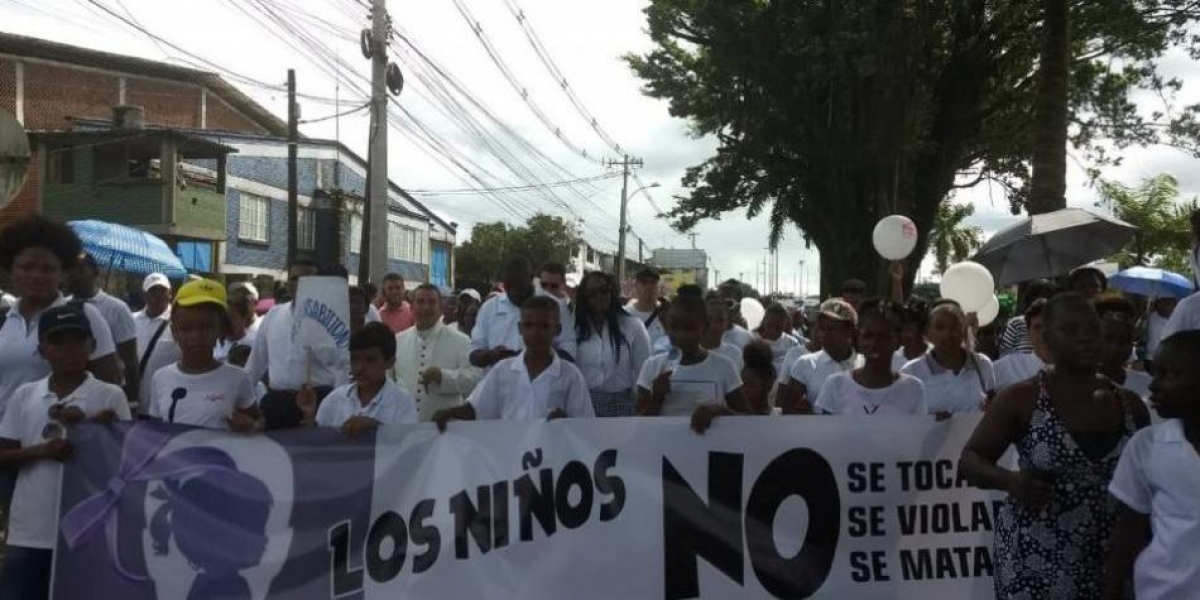 Manifestaciones en Buenaventura por el homicidio de la menor.