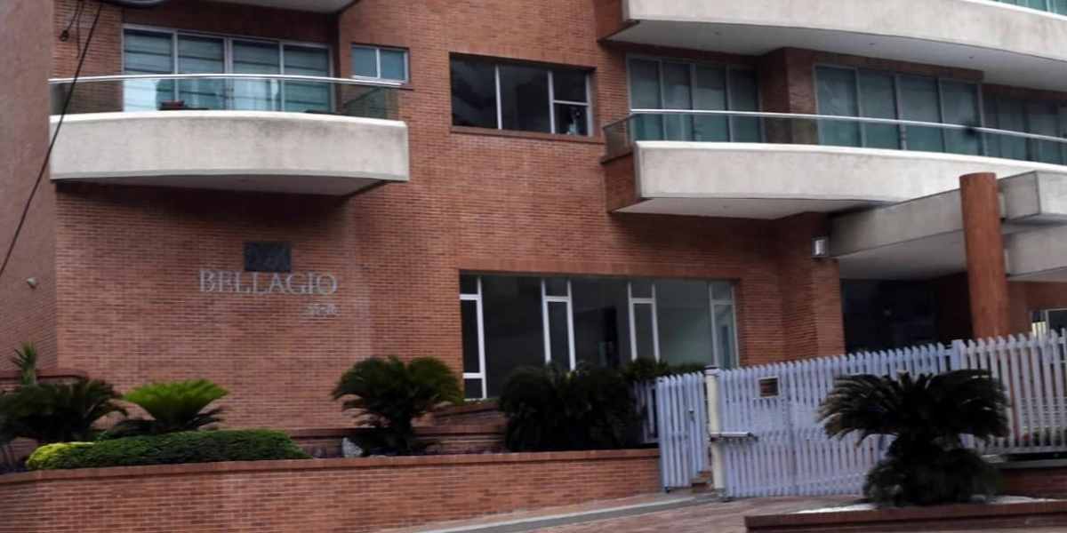 Fachada del edificio donde el CTI hizo efectiva la captura de Silvia Gette.