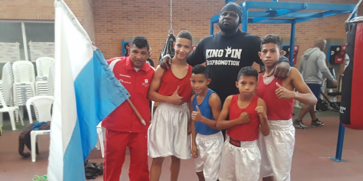 Boxeadores del departamento que obtuvieron medallas.