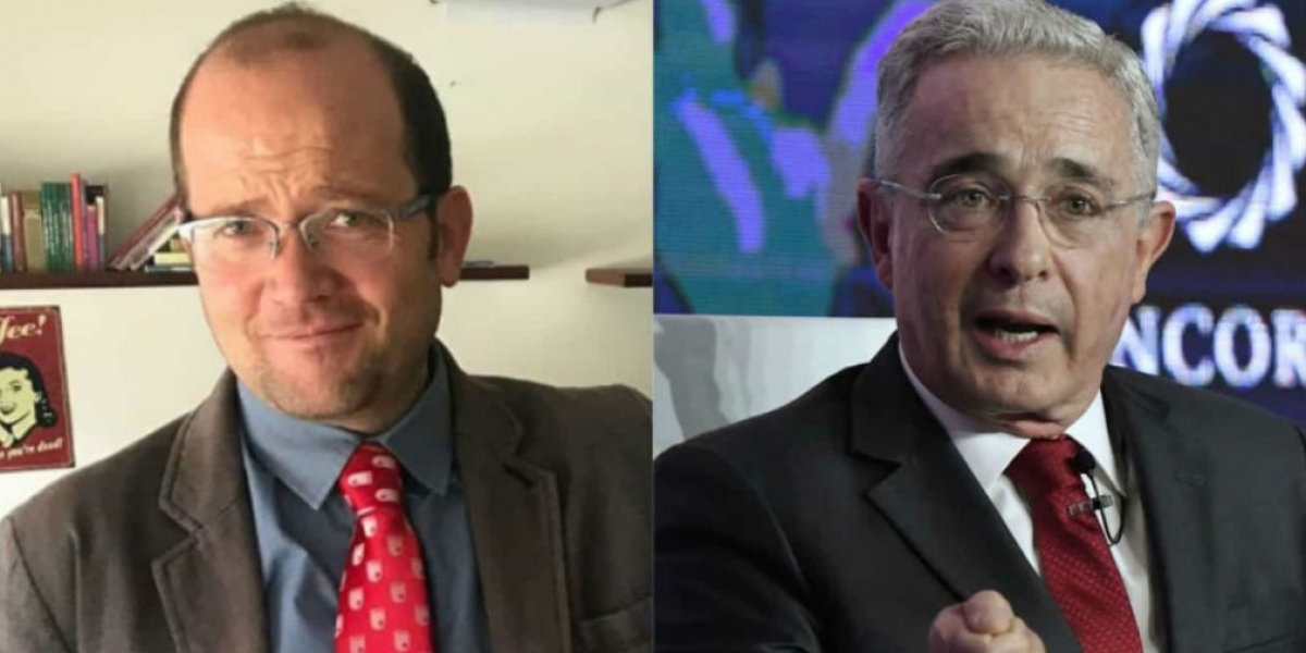 Cortesía Daniel Samper y Alvaro Uribe.