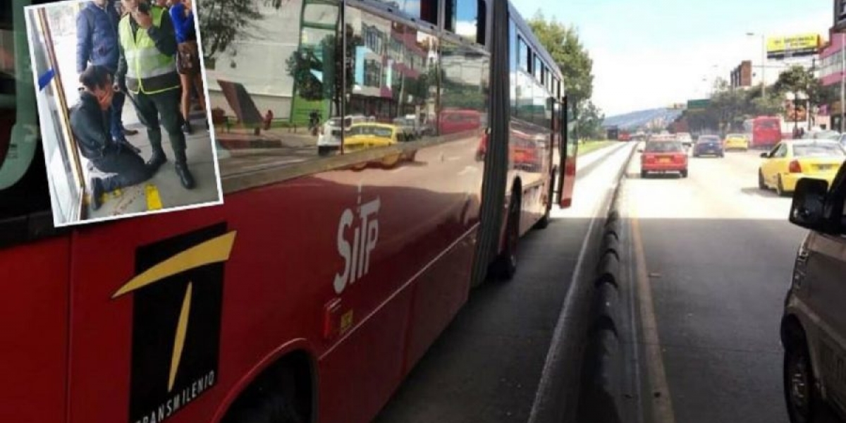 El joven terminó sangrando y llorando.