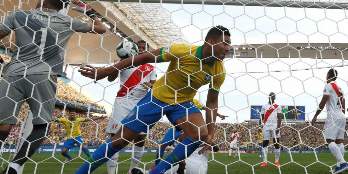 Casemiro abrió el camino para Brasil. 