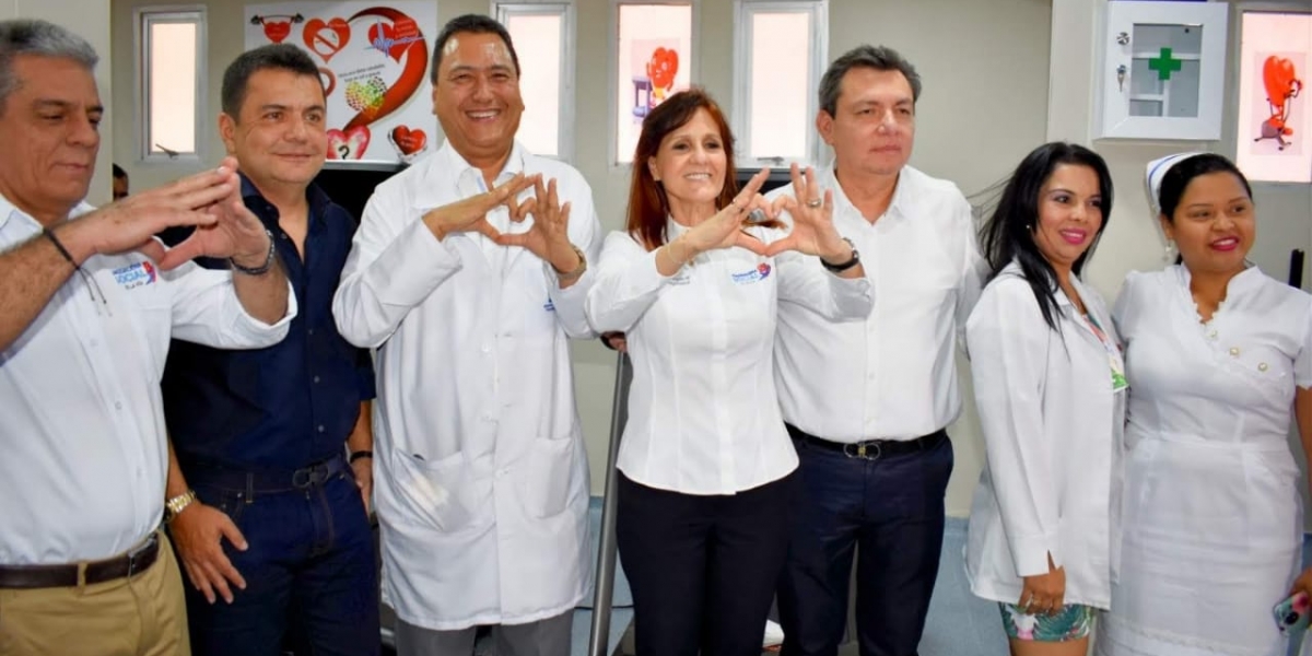 Gobernación pone al servicio de los magdalenenses atención en cardiología en el Hospital Julio Méndez Barreneche.