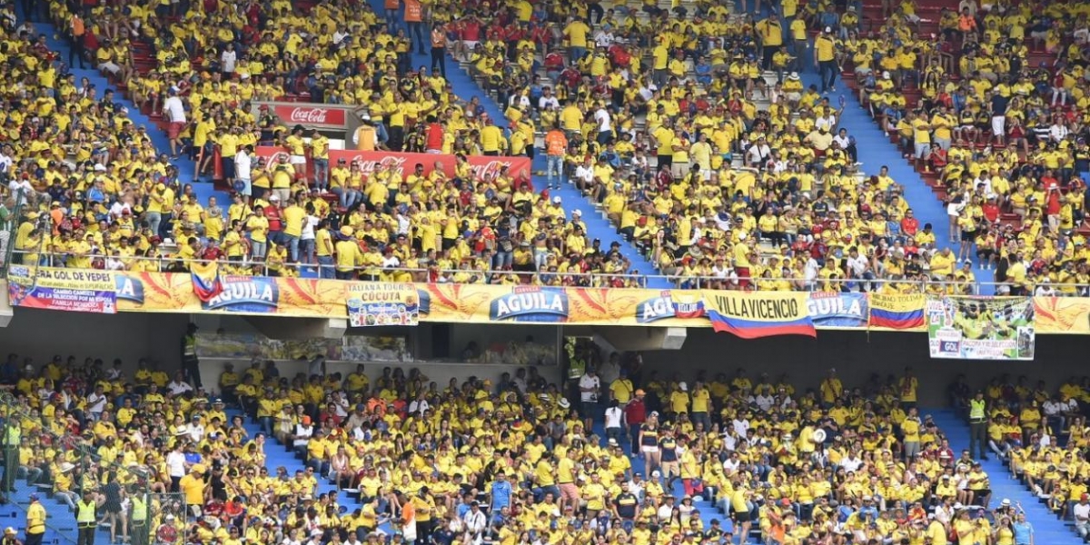 Tribunas del estadio Metropolitano. 