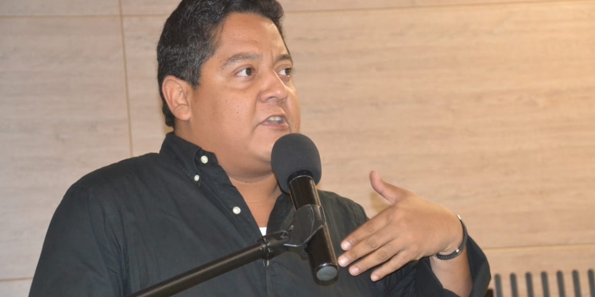 El director de Santa Marta Cómo Vamos, Lucas Gutiérrez. 