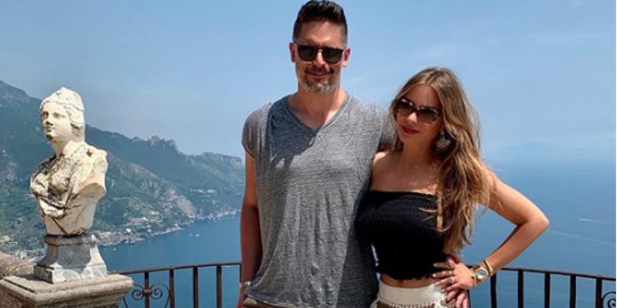  Sofía Vergara al lado de su esposo, Joe Manganiello, en Italia.