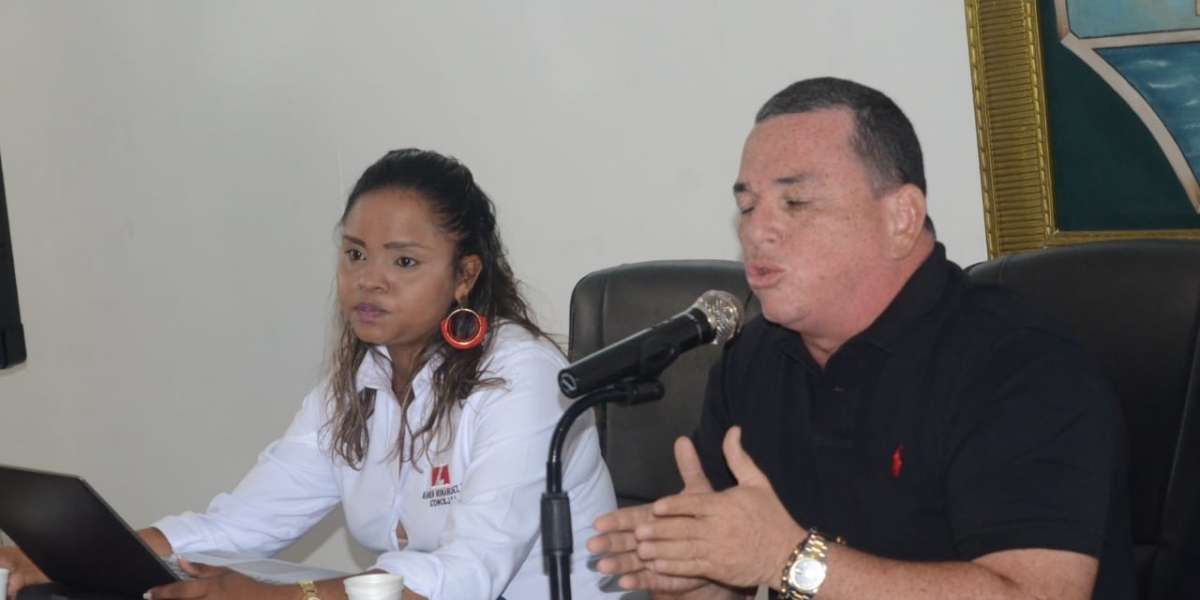 El ponente en primer debate fue el presidente del Concejo, Jaime Linero.