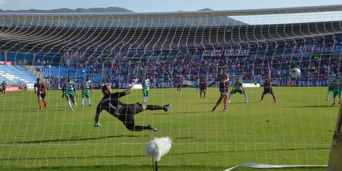 En el primer semestre el Unión con gol de Márquez se quedó con los tres puntos. 