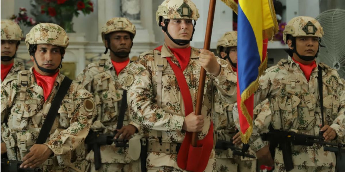 Fuerzas militares de Colombia.