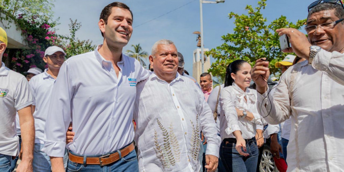 Luis Miguel Cotes y Luis Alberto Tete Samper.