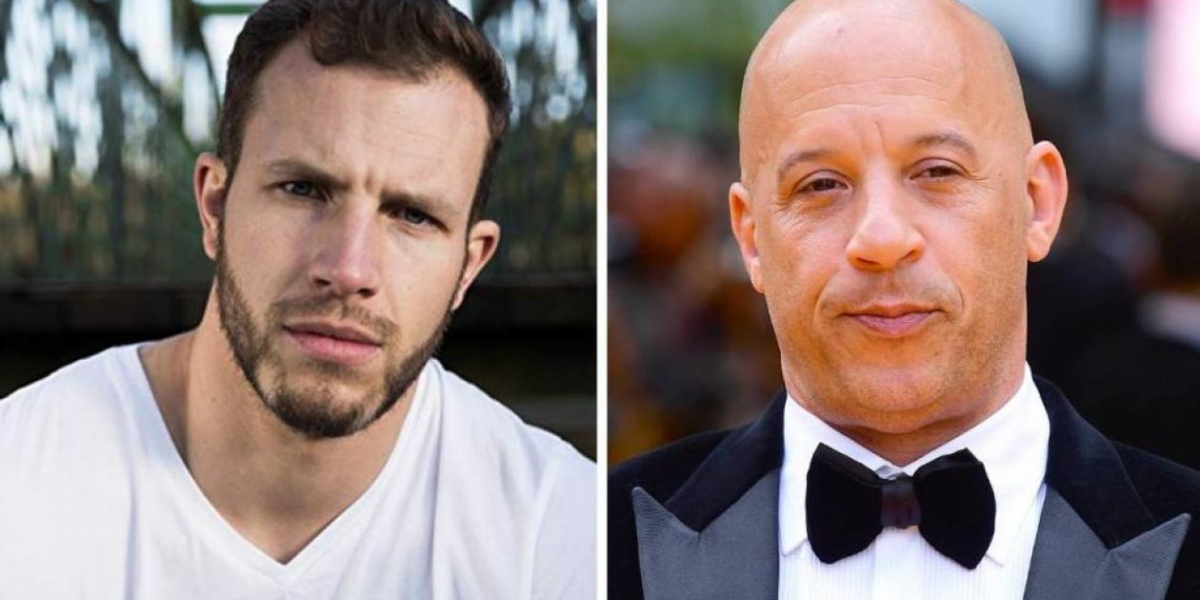 El País Joe Watts, doble que está en coma, y Vin Diesel, protagonista de 'Rápidos y Furiosos'.