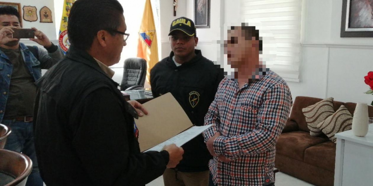 Imagen de archivo de una captura por corrupción en el Ejército.