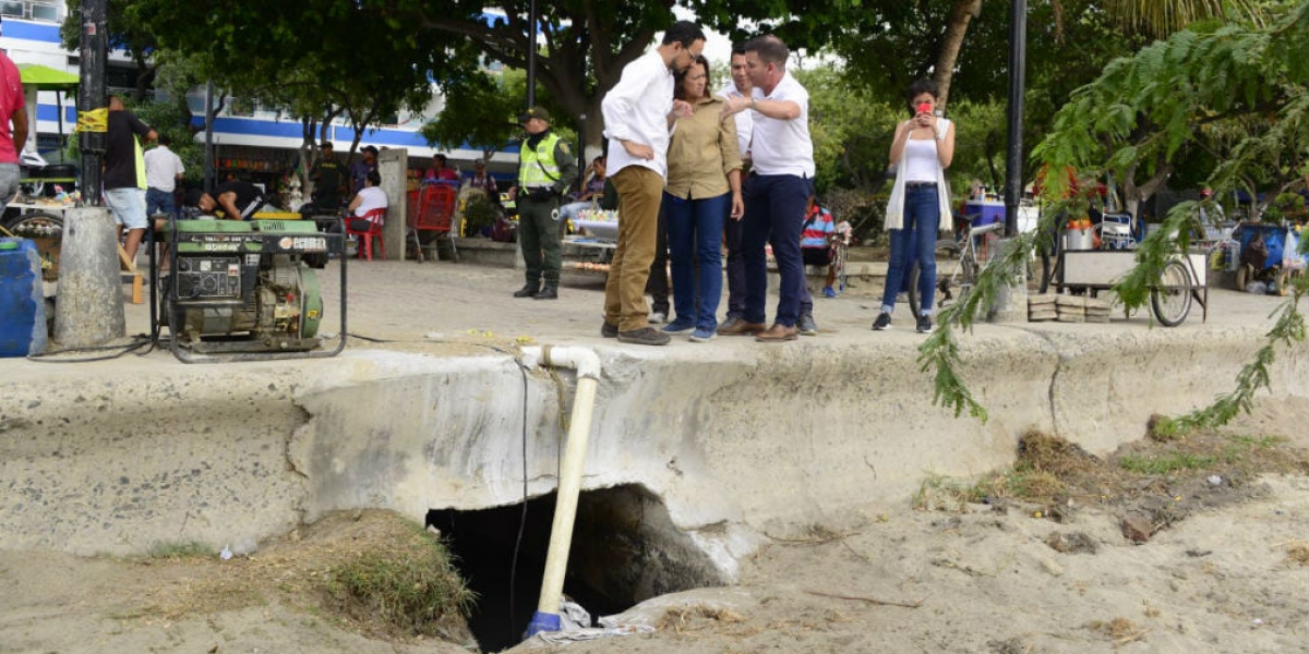 La laguna fue eliminada por operarios de Essmar.