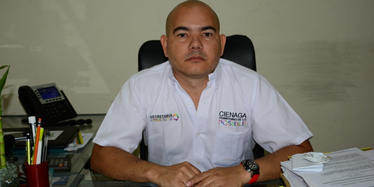 Alcaldía de Ciénaga Dani Daniel Fandiño, alcalde encargado de Ciénaga.