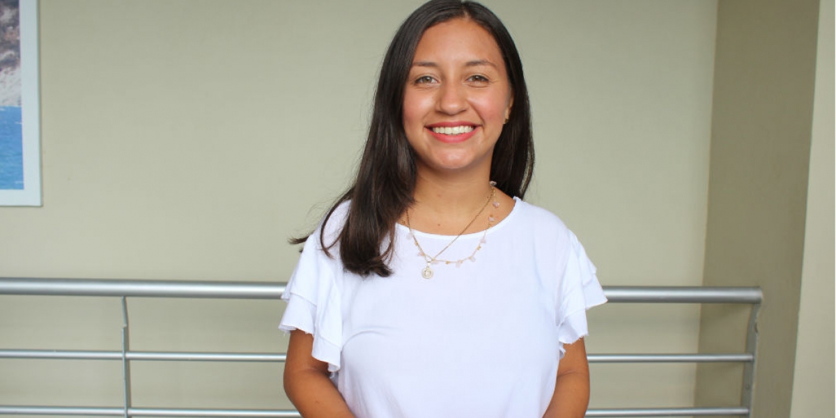 Emily Briceño, estudiante de Comunicación Social y Periodismo de la Universidad Sergio Arboleda sede Santa Marta.