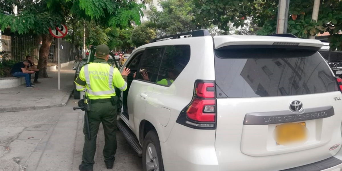 Controles en las vías de Santa Marta