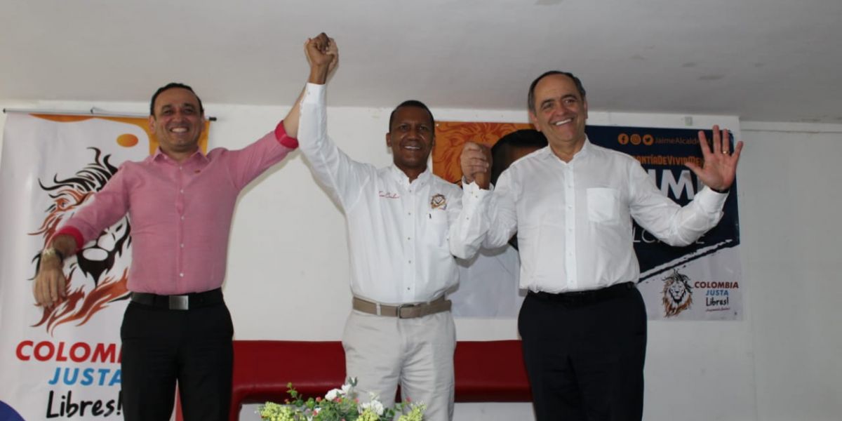 Jaime Cárdenas recibió el apoyo irrestricto de las directivas de Colombia Justa Libres.