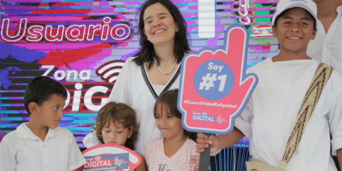 Es el primer corregimiento de Ciénaga beneficiado de “la gran ola de la conectividad de Colombia”.