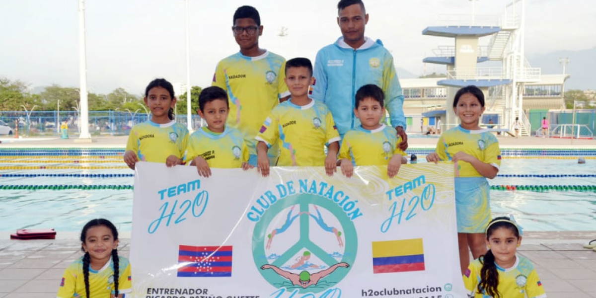 Cortesía Niños nadadores de Santa Marta.