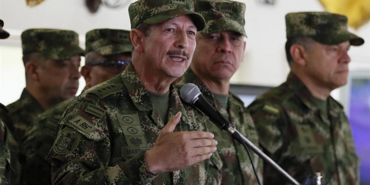 El comandante del Ejército, general Nicacio Martínez.