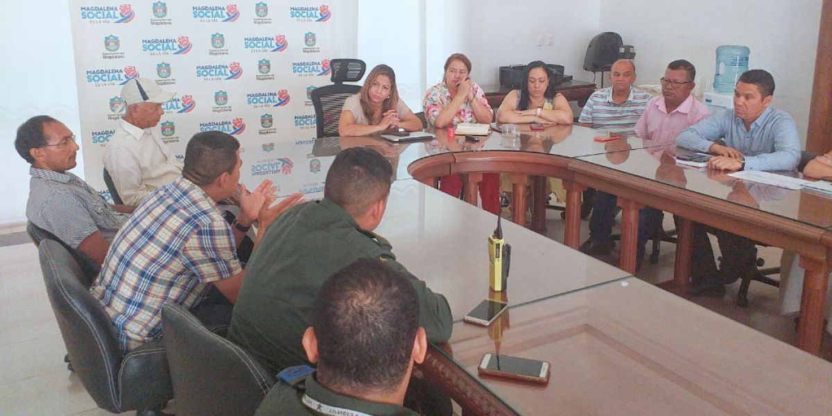 El Comité de Orden Público y Electrificación se llevó a cabo en la Gobernación del Magdalena.
