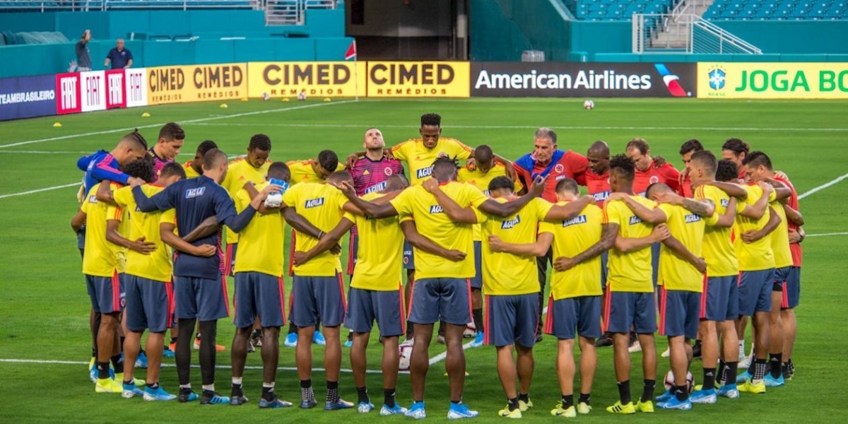 Entrenamiento de Colombia.