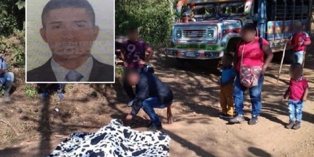 El joven indígena murió baleado en zona rural de Jamundí, Valle del Cauca.