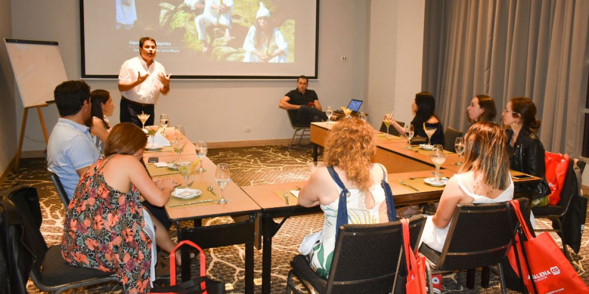 Gobernación del Magdalena Secretarios de turismo departamental y distrital se reunieron con agentes de países de Argentina, Chile y Brasil.