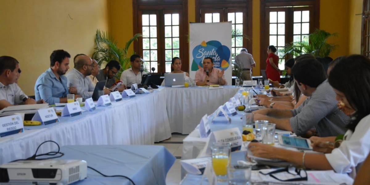 Alcaldía de Santa Marta Consejo de Gobierno de Rafael Martínez.