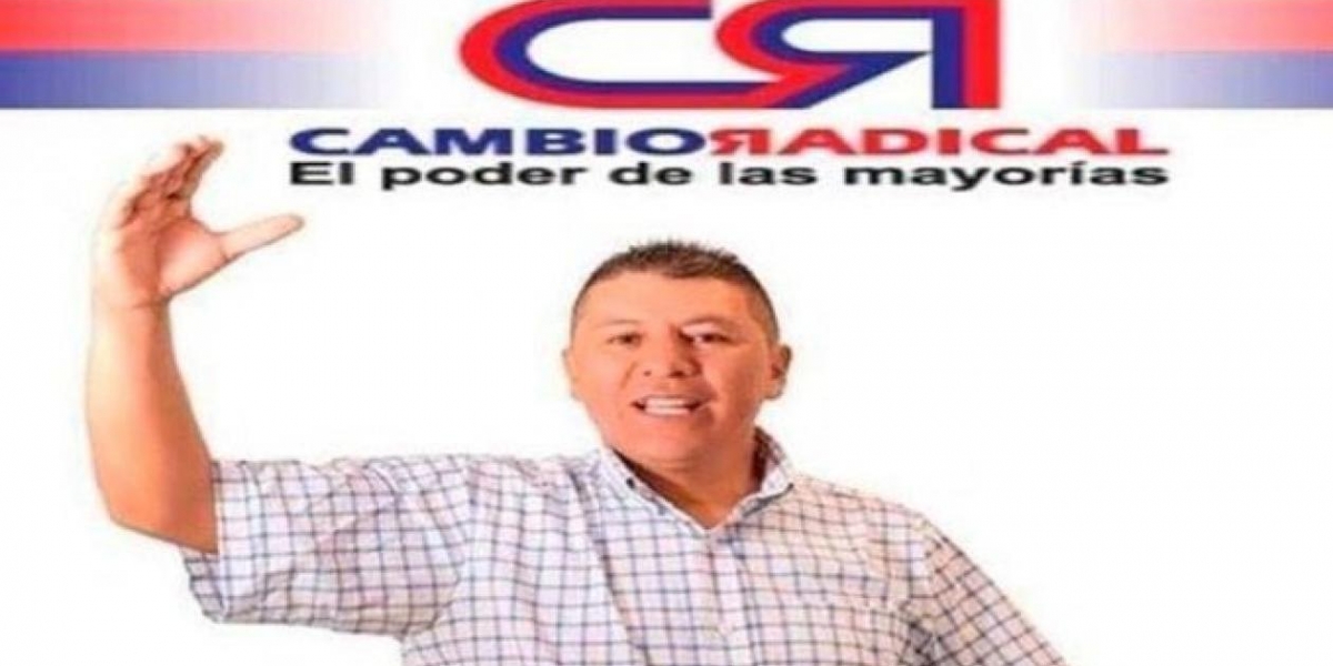 Óscar Lombana, candidato a la Alcaldía de Potosí, municipio de Nariño.