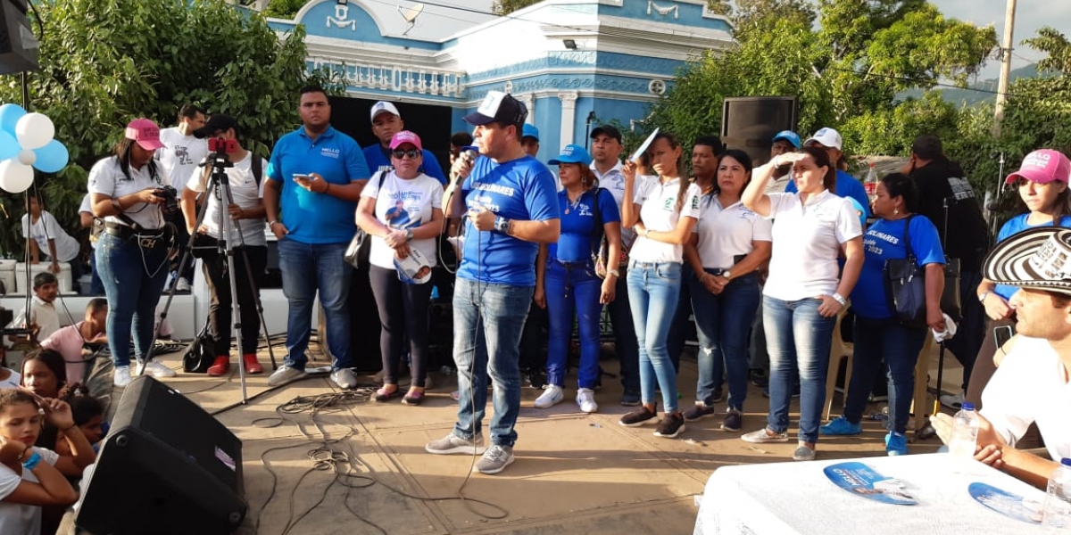 El candidato a la Asamblea seguirá recorriendo el Magdalena. 