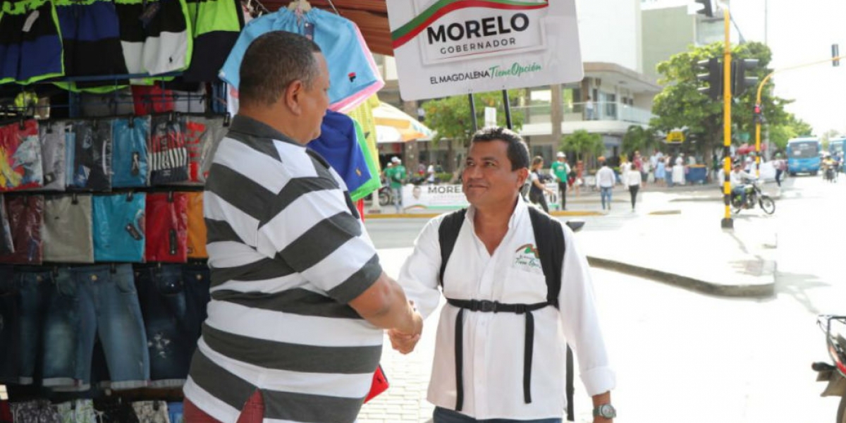 Robinson Morelo, candidato a la gobernación.