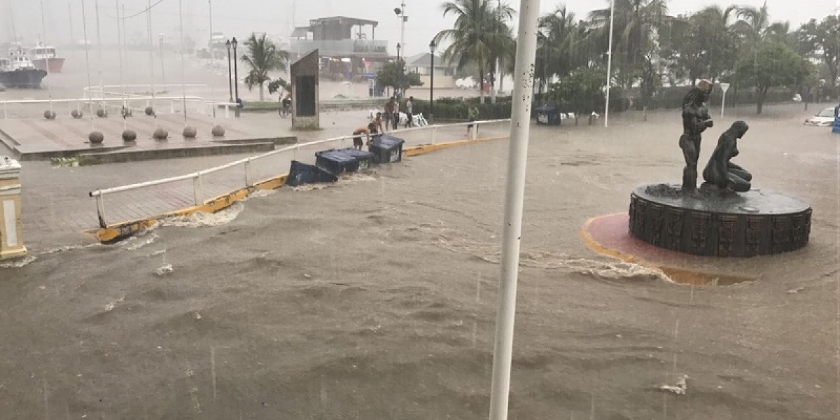 Lluvias en Santa Marta