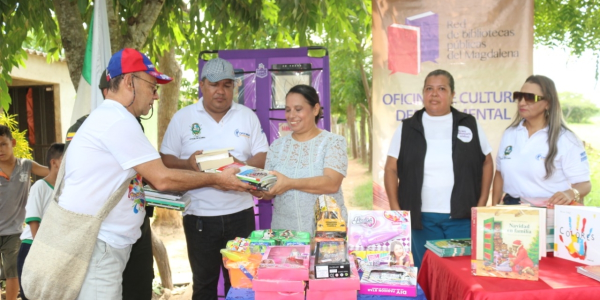 Gobernación del Magdalena En la actividad se destacó la motivación de niños y jóvenes por la lectura.