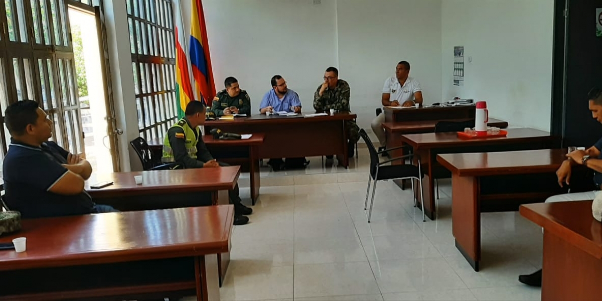 Cortesía En el consejo de seguridad participó el Ejército Nacional, Comisaría de Familia, Inspección de Policía, Personería Municipal y Alcaldía de Aracataca.