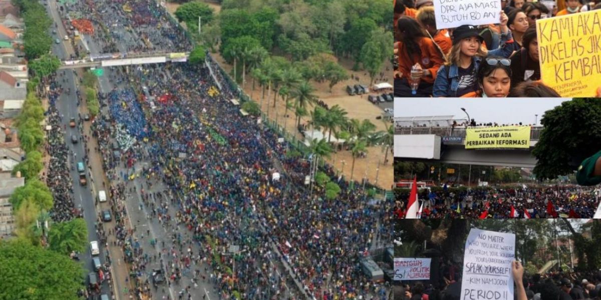 Protestas en Indonesia.