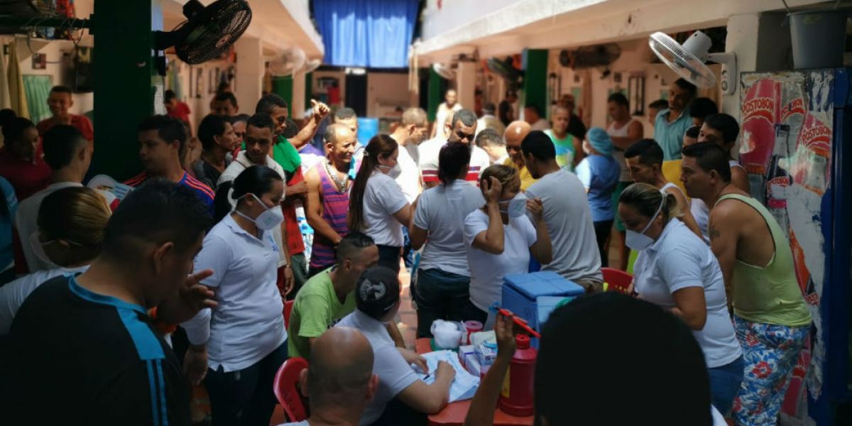 Alcaldía de Santa Marta Jornada de salud pública en la cárcel.