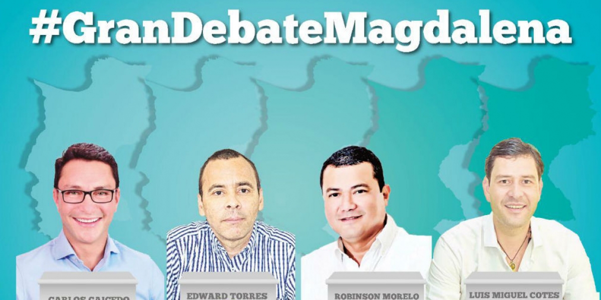 El Gran Debate Magdalena será el 15 de octubre.