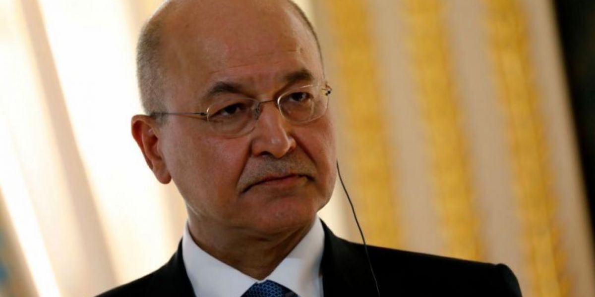 Barham Saleh, presidente de Irak.