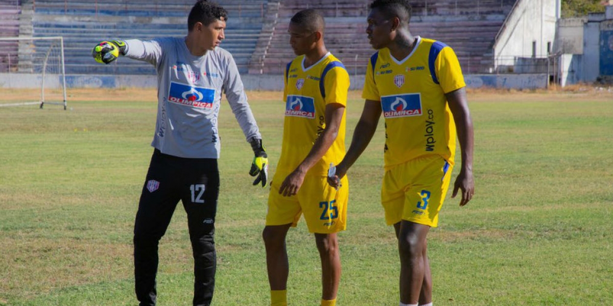 Jugadores del Unión Magdalena durante la pretemporada.