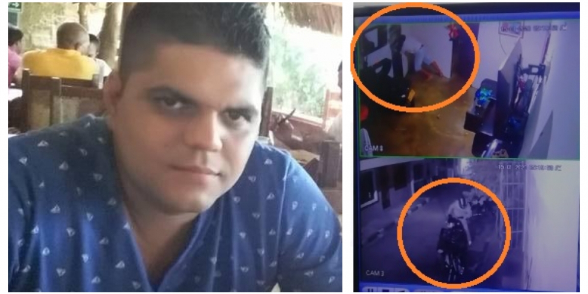 Elkin Arias Cotes, hombre asesinado esta madrugada en Santa Marta. 