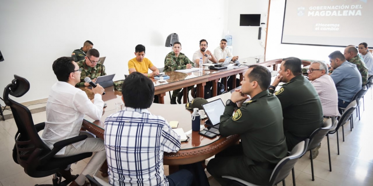 Reunión sobre seguridad en el Magdalena